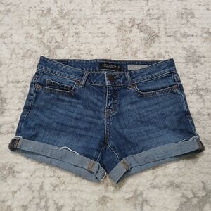 Aeropostale Womens Midi Denim Shorts ~ Size 0